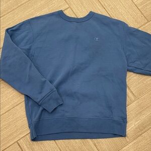 Champion Men's Classic Blue Crewneck Sweatshirt